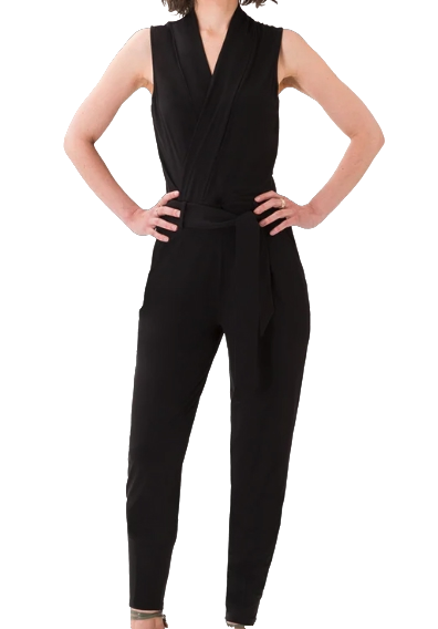 Les Lunes The Stella Black  Jumpsuit UK XS/S