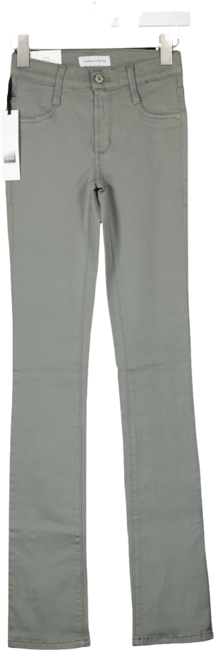 James Jeans Green High Rise Straight Leg W24