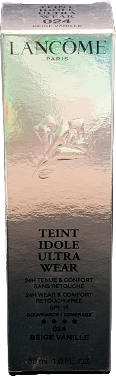 Lancome Teint Idole Ultra Wear Long-lasting Foundation Spf 15 024 Biege Vanille 30ML