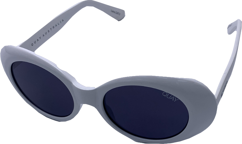 QUAY White Frivolous Sunglasses One Size