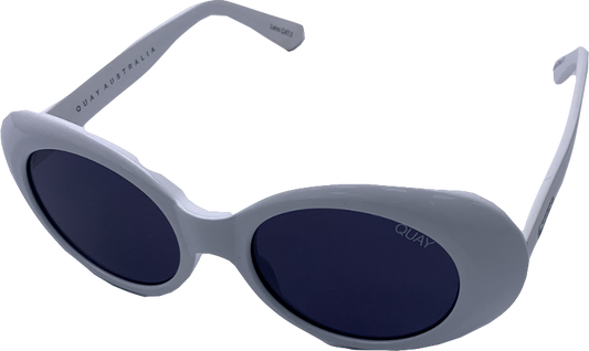 QUAY White Frivolous Sunglasses One Size