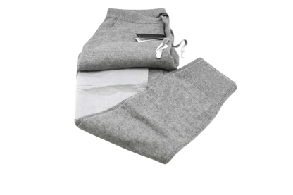 Ron Dorff Grey 100% Ultra-soft, Breathable Sports Cashmere Joggers UK XS