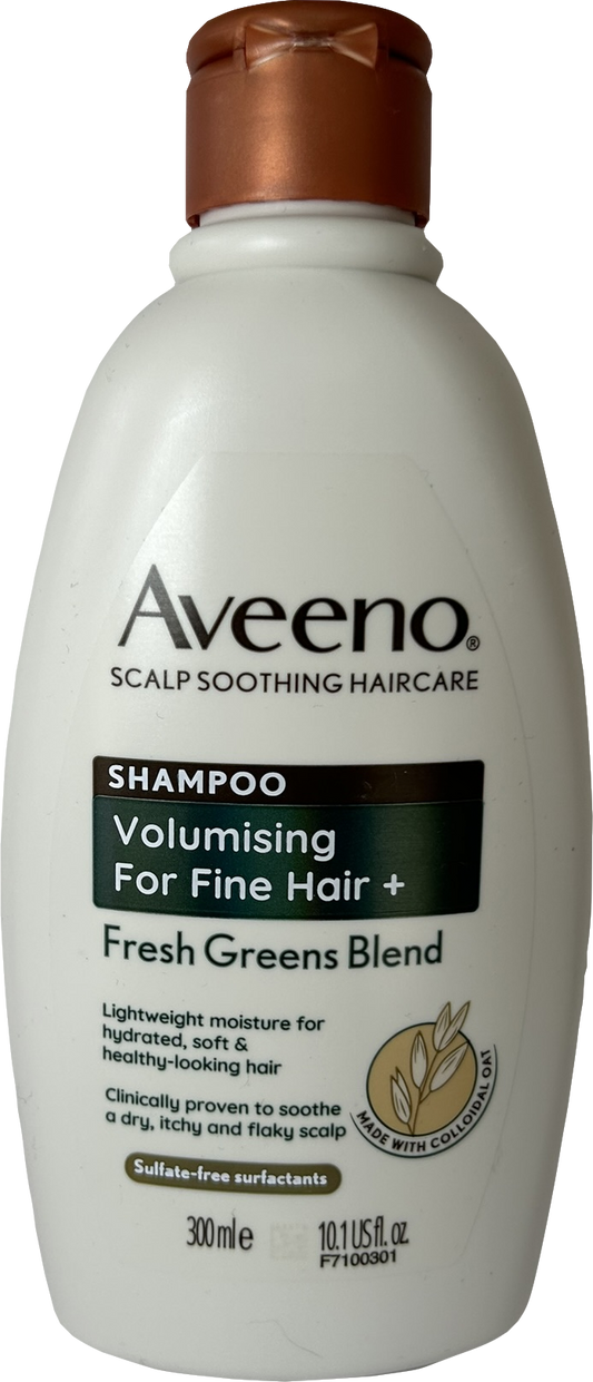 Aveeno Hair Volumising+ Fresh Greens Blend Shampoo 300ml