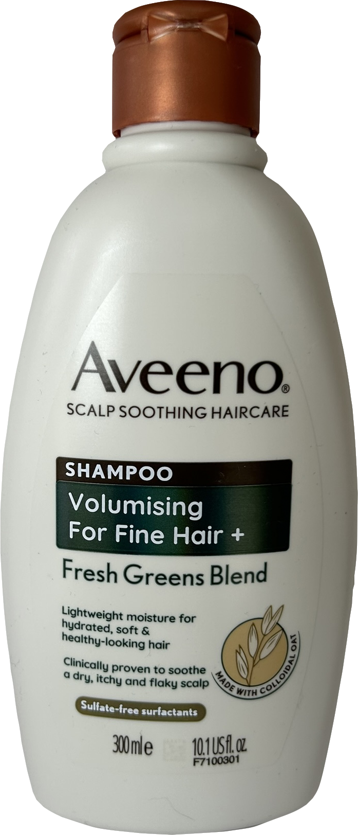 Aveeno Hair Volumising+ Fresh Greens Blend Shampoo 300ml