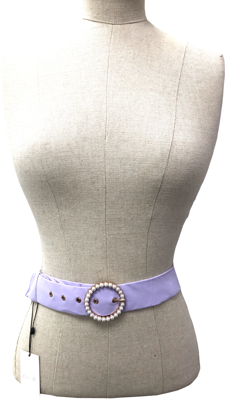 Lula Ru Purple Pearly - Interchangeable Swimsuit Belt One Size