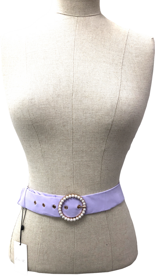 Lula Ru Purple Pearly - Interchangeable Swimsuit Belt One Size