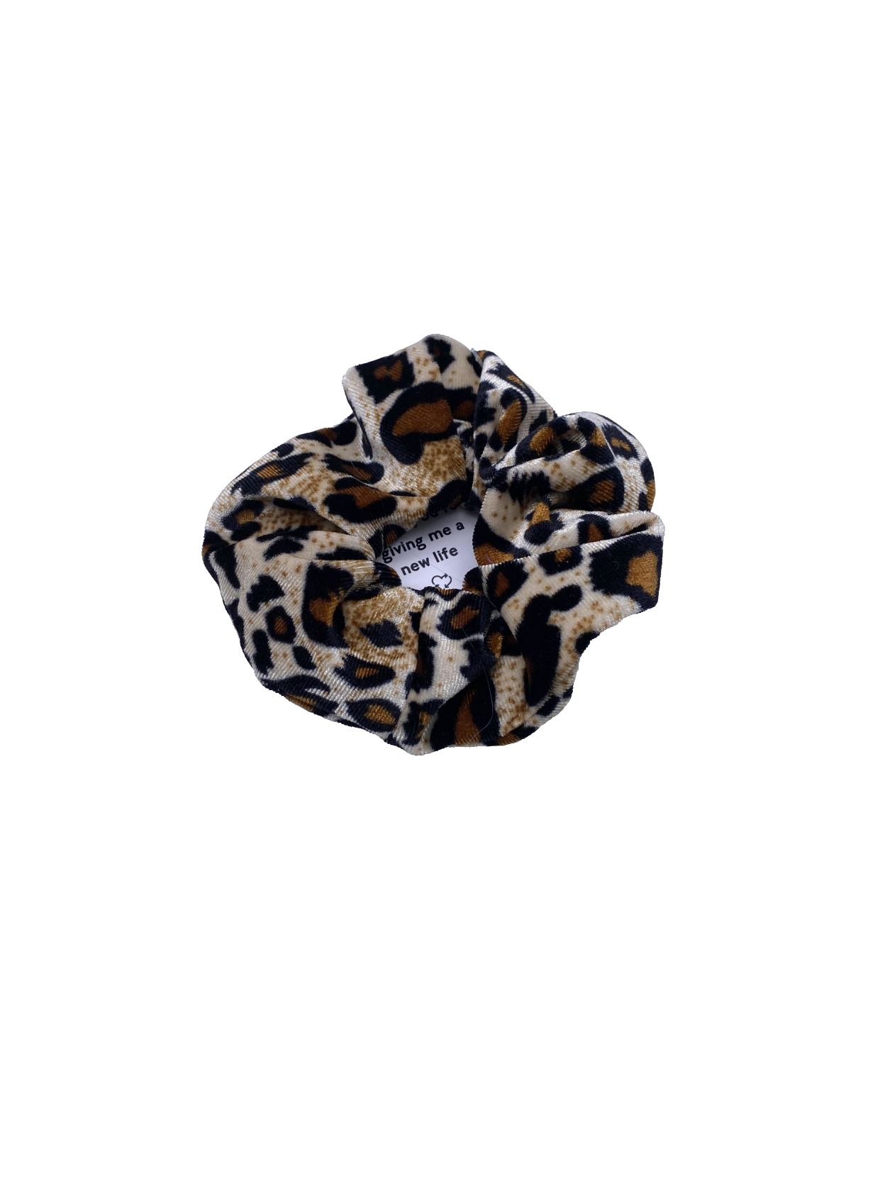 Claire's Brown Animal Print Scrunchie One Size