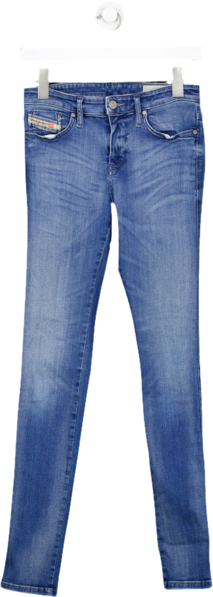 Diesel Blue Super Skinny Regular Waist Jeans W27
