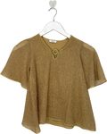 Oséree Metallic Glitter V Neck Cover Up Dress 2-4 Years