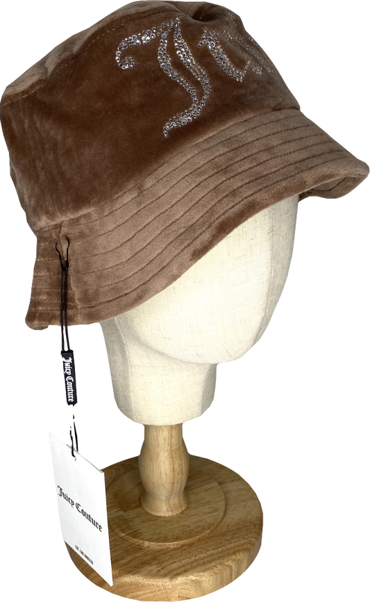 Juicy Couture Brown Dalia Bucket Hat One Size