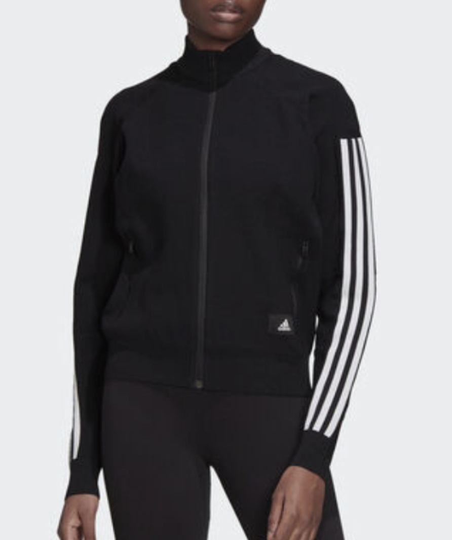 Adidas black ID track top UK XS