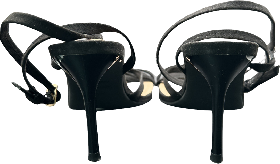 New Look Black Strappy Sandals UK 4 EU 37 👠