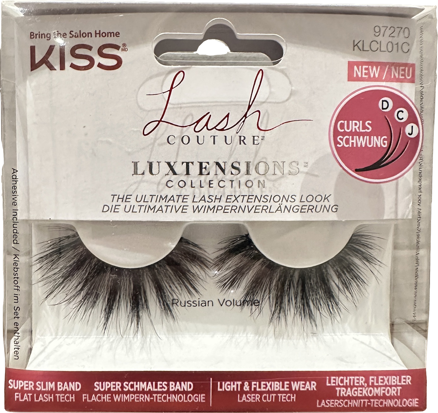 kiss Lach Couture Luxtensions Russian Volume one pair