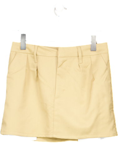H&M Beige Mini Skirt With Pocket Detail  BNWT UK XS