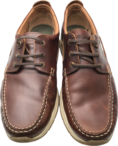 Barbour Brown Cook Deck Shoes UK 11 EU 45 👞