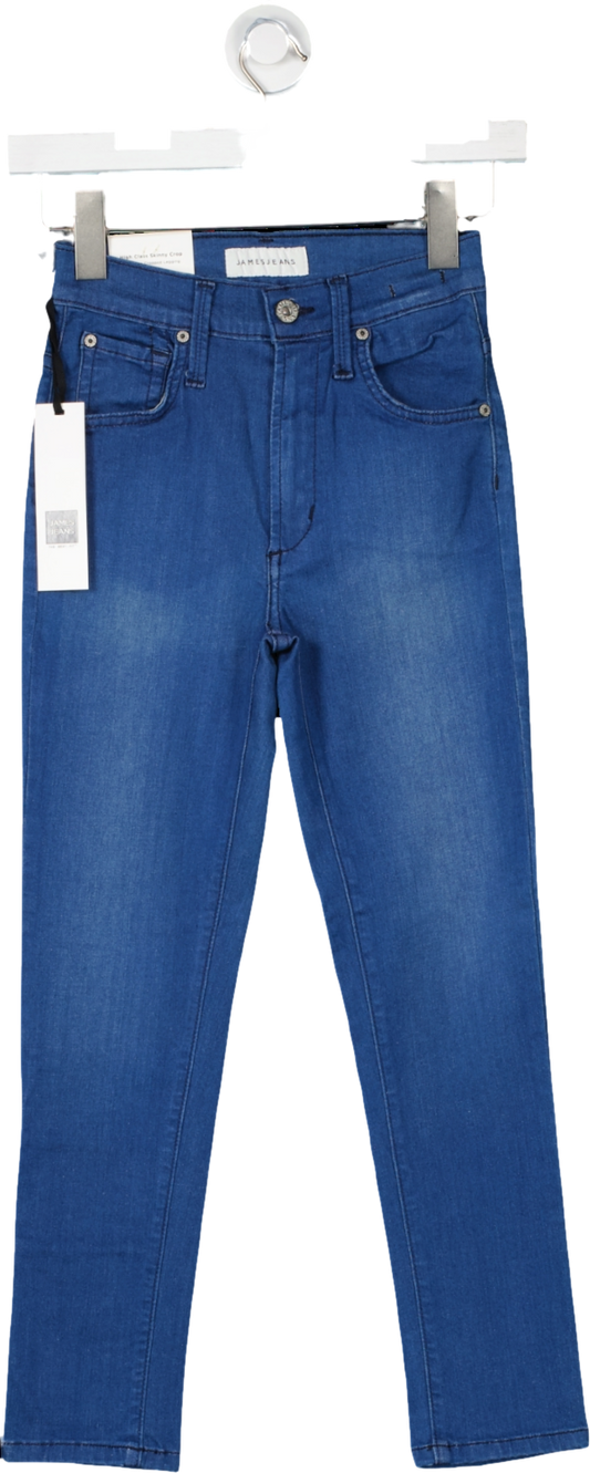 James jeans Blue High Rise Class Skinny Crop Jeans - Malibu W31
