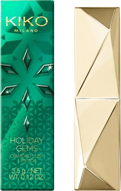 kiko milano Holiday Gems Diamond Dust Lipstick Metallic-finish Lipstick With Glitter 06 3.5g