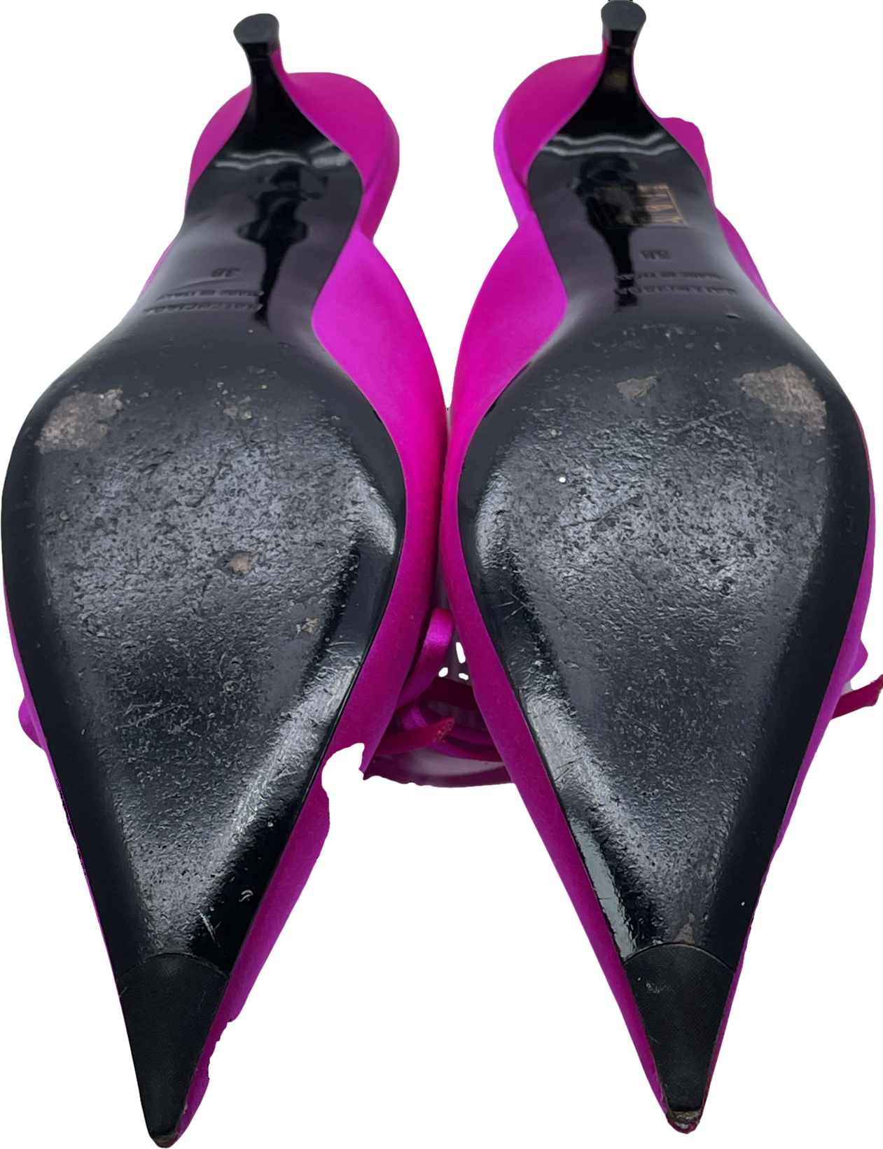 Balenciaga Pink Knife Satin Mule UK 5 EU 38 👠