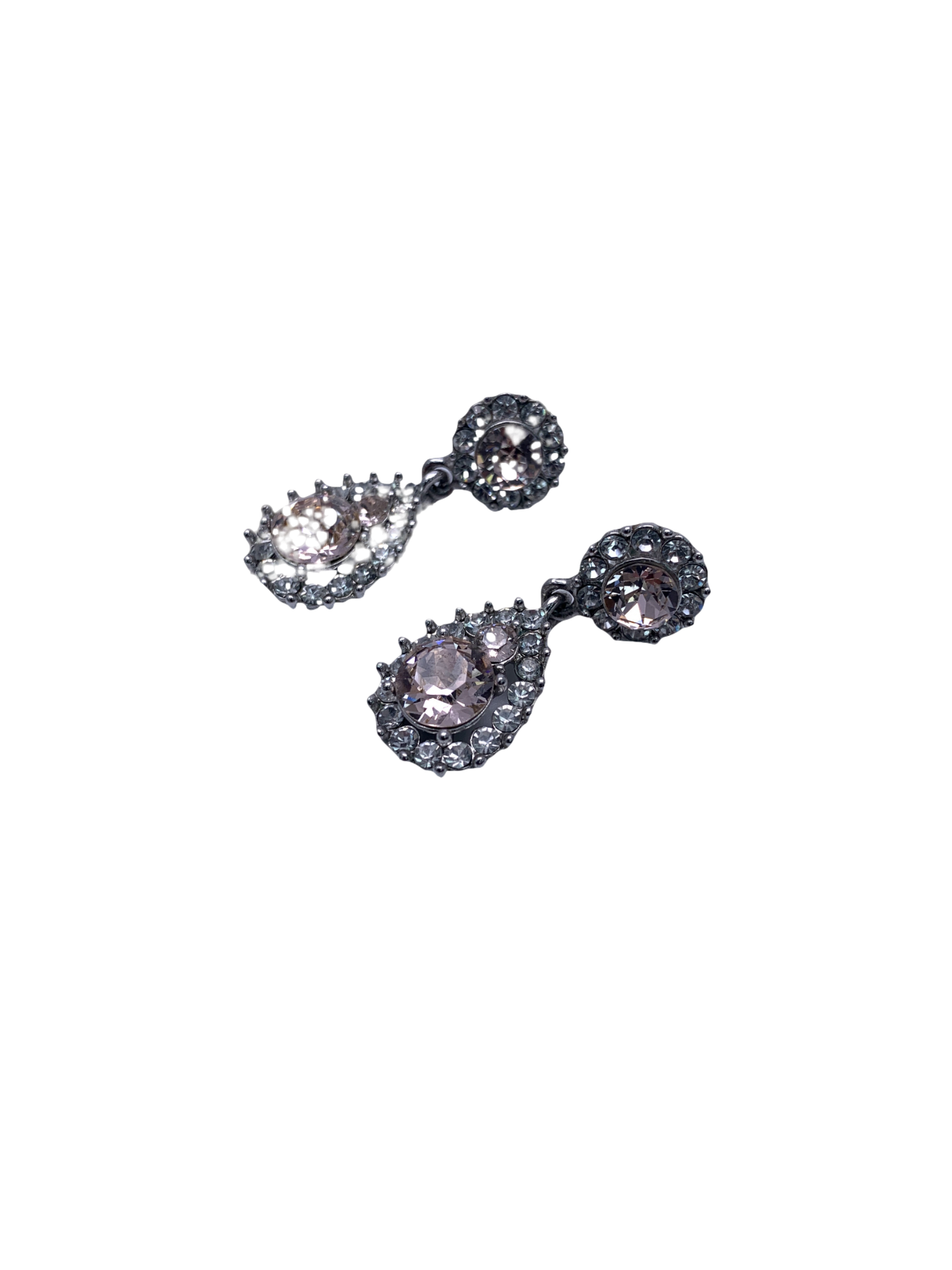 Pandora Metallic Sparkling Droplet Earrings