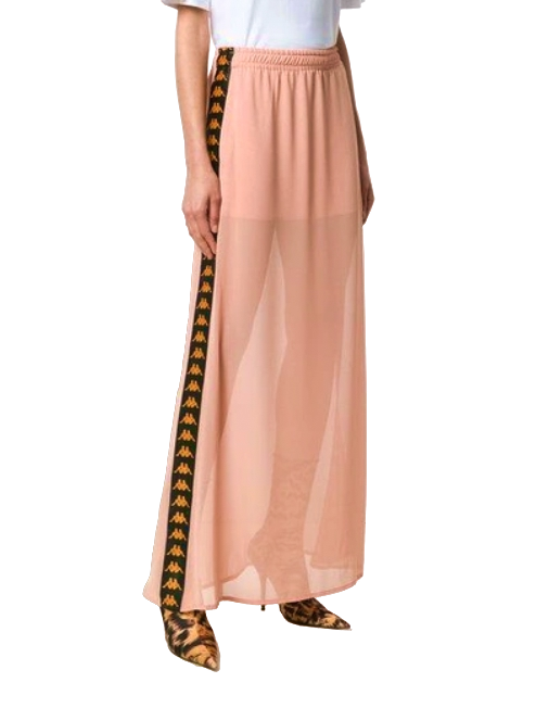Faith Connexion X Kappa Long Skirt In Pink UK S