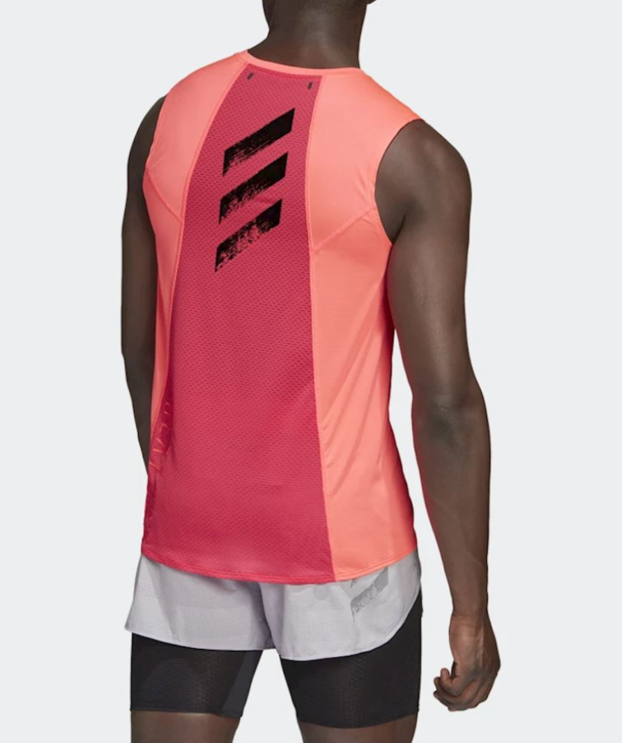 Adidas Coral HEAT.RDY Sleeveless Tank Top UK S