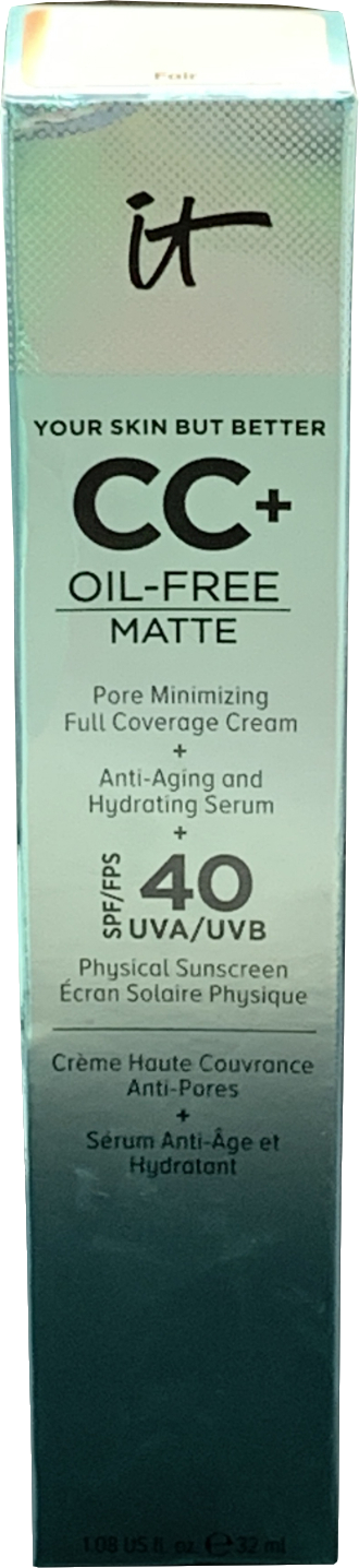 IT Cosmetics Your Skin But Better Cc+ Oil-free Matte Spf40 32ML