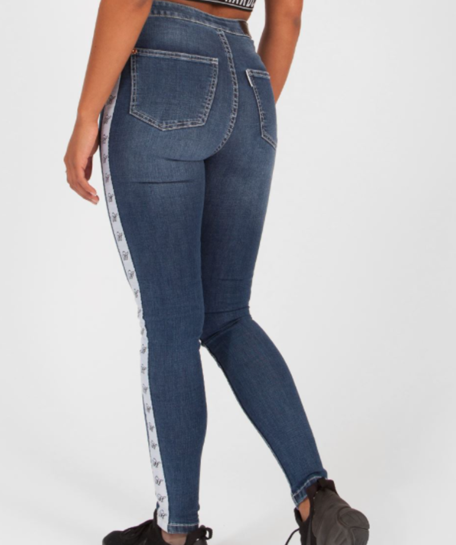 Hardcore blue brooklyn super skinny tape jeans W26