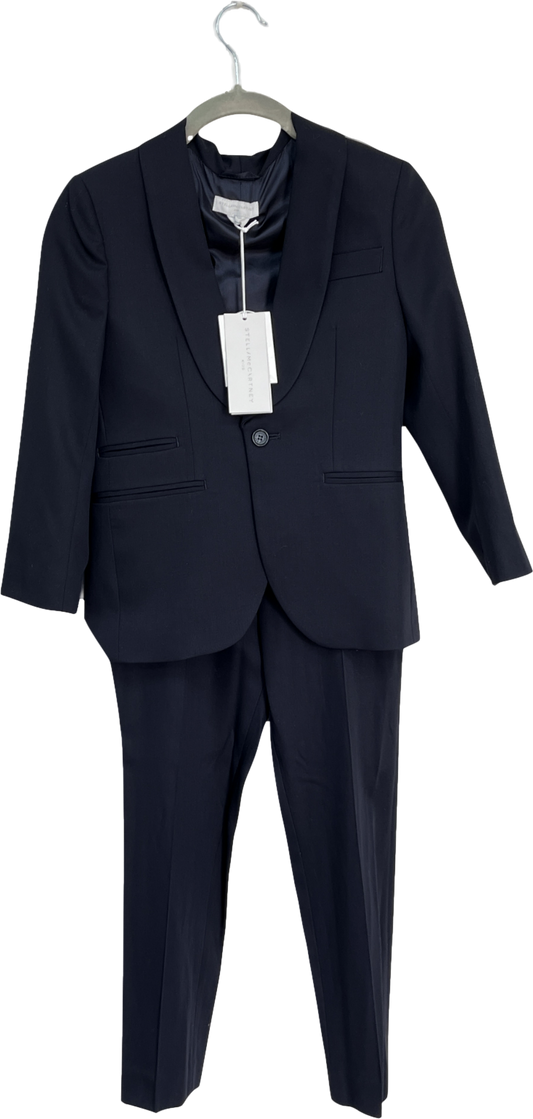 Stella McCartney Blue Single Breasted Tuxedo Suit 8 Years