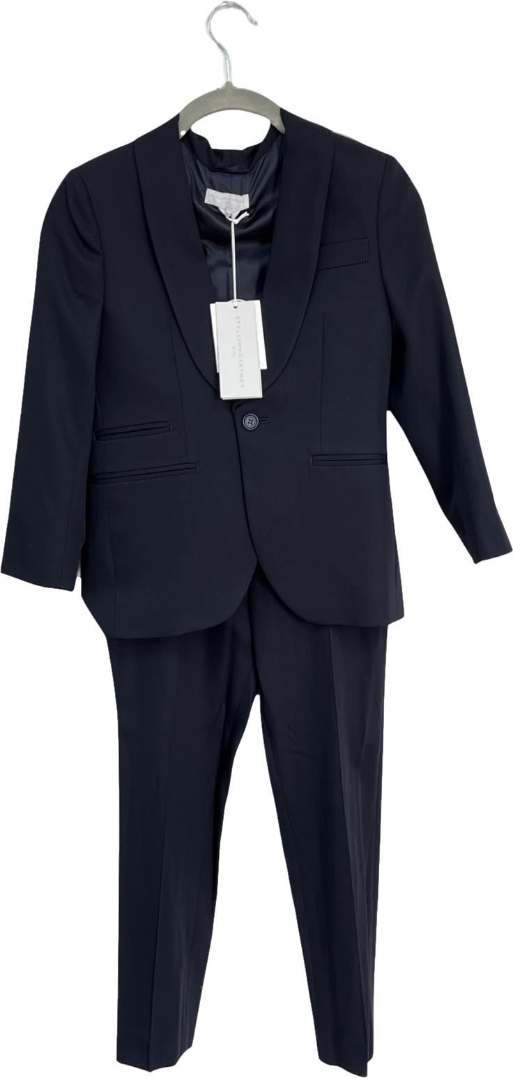 Stella McCartney Blue Single Breasted Tuxedo Suit 8 Years