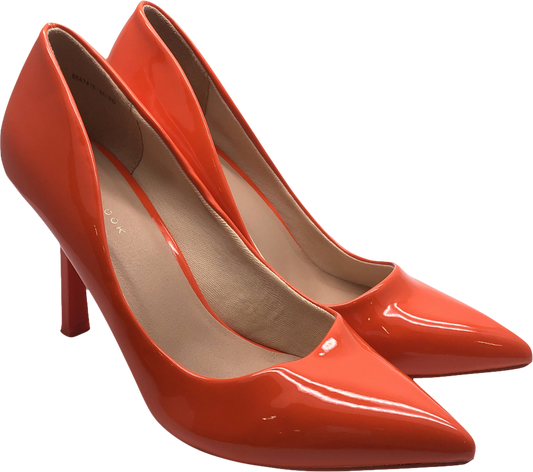 New Look Orange Patent Stilettos UK 6 EU 39 👠