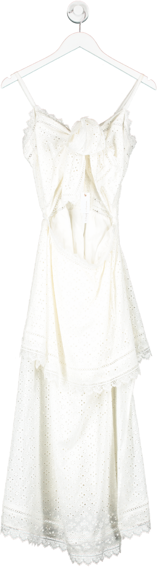 Victoria Chapman White Panna Cotta Lace Maxi Dress  BNWT UK 6