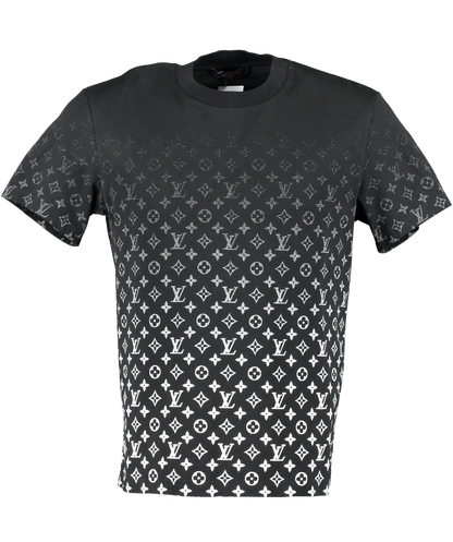 Louis Vuitton Black Monogram Gradient T-shirt UK M