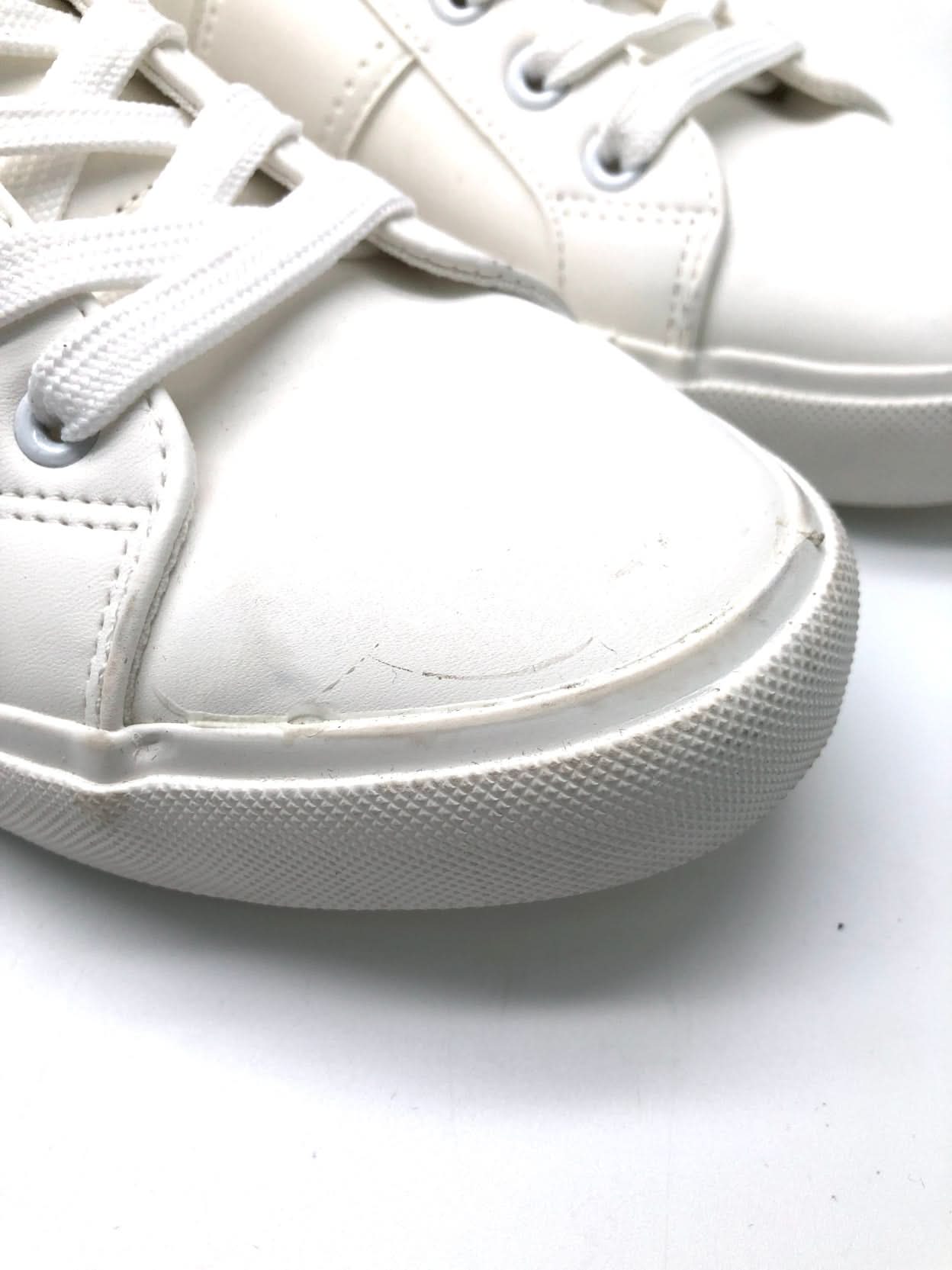 Matalan White Casual Cupsole Trainers UK 8 EU 42 👞