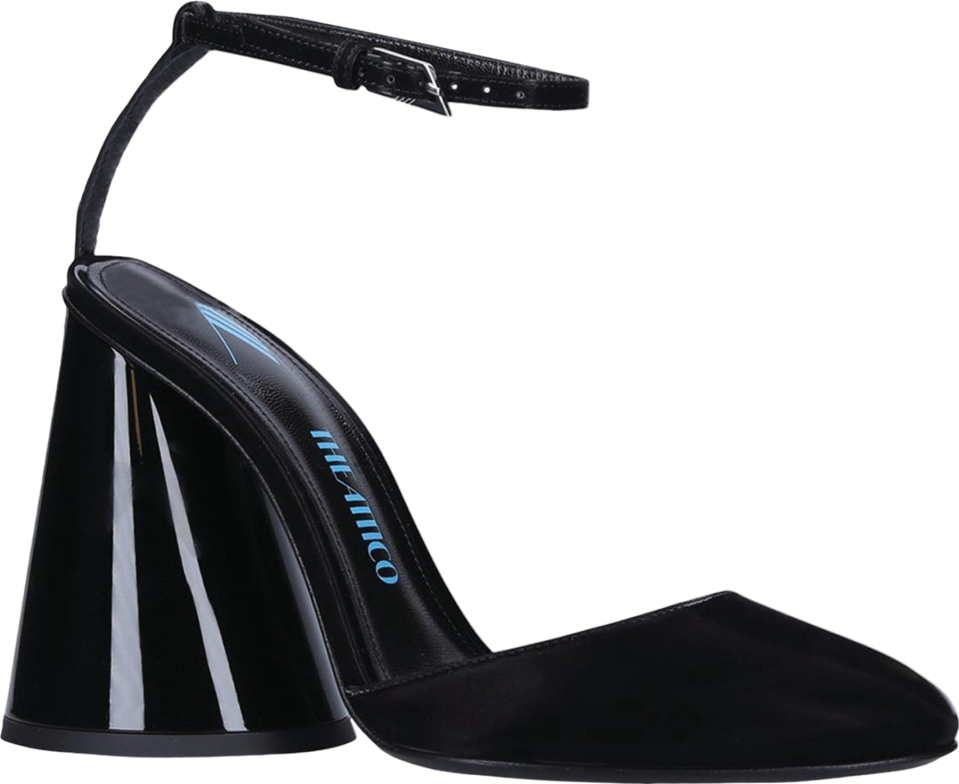 the Attico Black Luz Slingback Pumps 105 UK 5 EU 38 👠