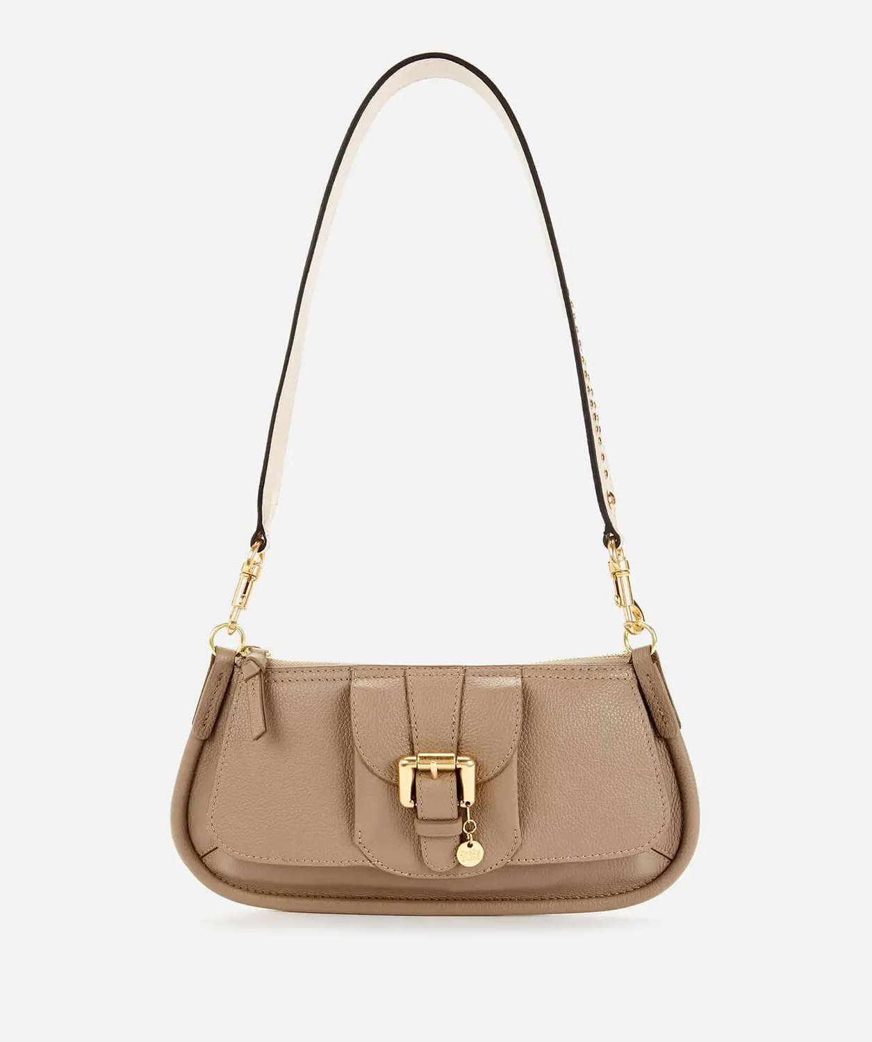 See by Chloé Brown Lesly Shoulder Bag - Motty Grey One Size