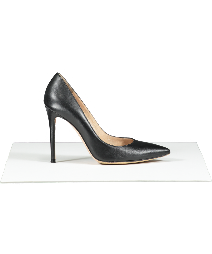 Gianvito Rossi Black Gianvito 85 UK 4 EU 37 👠
