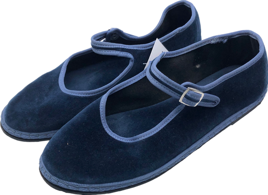 Sant M Blue Mary Jane Furlane flat shoes UK 8 EU 41 👠