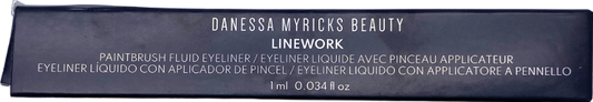 Danessa Myricks Linework - Paintbrush Fluid Eyeliner Onyx 1ml