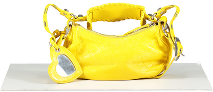 Balenciaga Yellow Le Cagole Xs Shoulder Bag