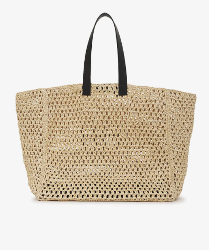 Anine Bing Nude Natural Large Rio Tote Bag UK L