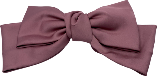 Pink Clip In Hair Bow One Size
