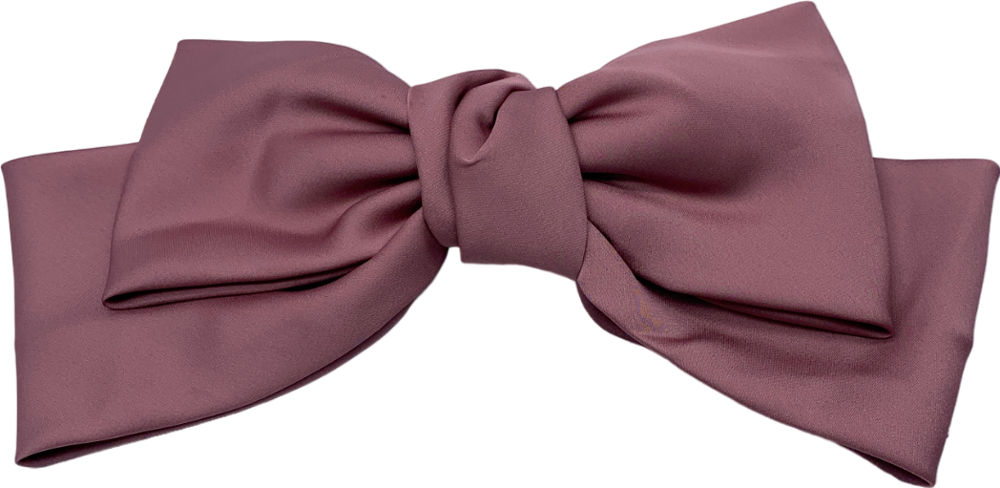 Pink Clip In Hair Bow One Size