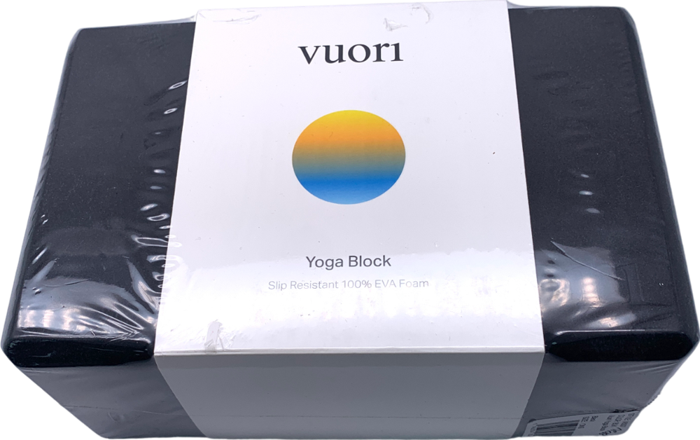Vuori Black Yoga Block One Size