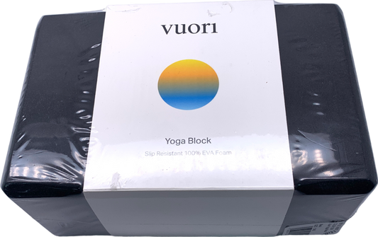 Vuori Black Yoga Block One Size