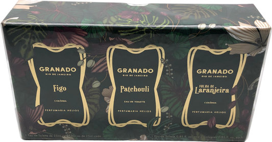 Granado London Perfumery Trio , Figo, Patchouli & Folha De Laranjeira 25ml