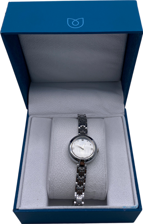 SHEIN Metallic Stainless Steel Motf Watch