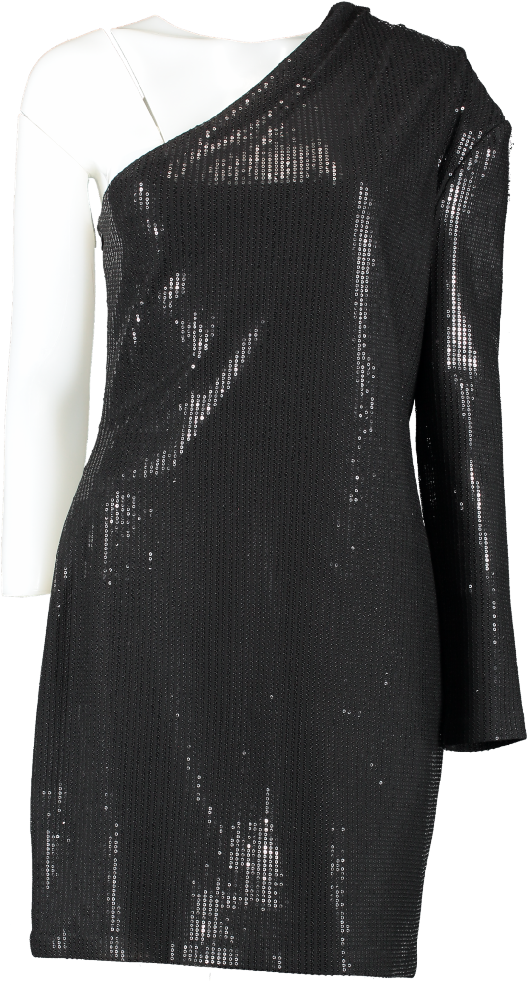 Solace London Black Zuri Mini Dress UK 14