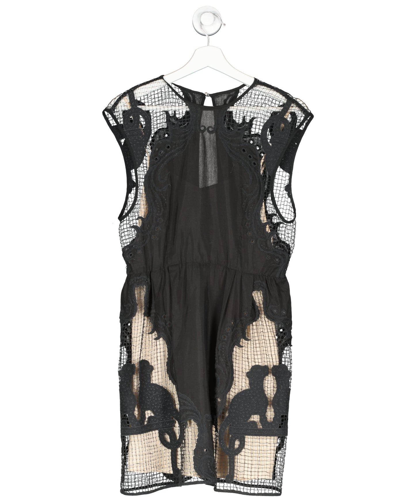 Alice McCall Black Lace Mini Dress With Slip Dress UK S