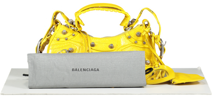 Balenciaga Yellow Le Cagole Xs Shoulder Bag