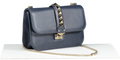 Valentino Garavani Blue Medium Rockstud Glam Lock Flap Bag